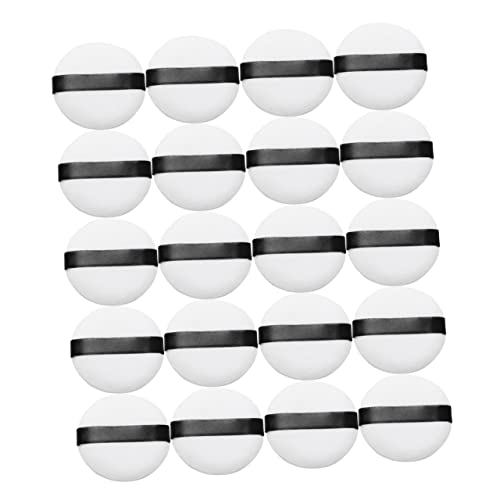 PAMINGONO 20stücke Kosmetik Puff Lose Puderpad Gesichtskosmetik Puff Kleiner Makeup Mädchen Kosmetik von PAMINGONO
