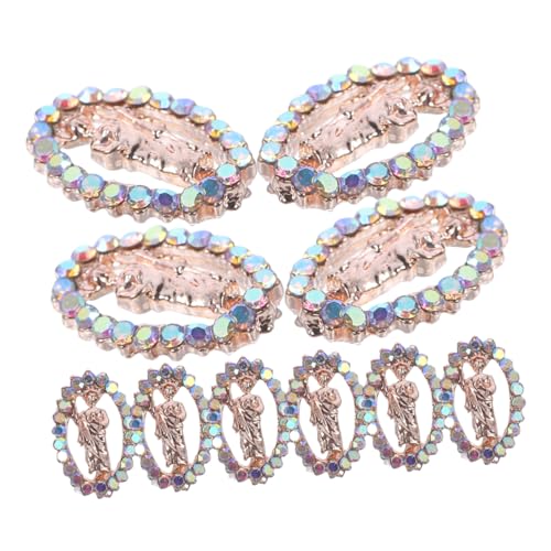 PAMINGONO 24stücke Jesus Nagel Charms Glitzernde Nagelkunst Dekorationen Für Frauen Elegante Nail Art Zubehör Für Hochzeiten Geburtstage Und Feiern Maniküre Zubehör von PAMINGONO