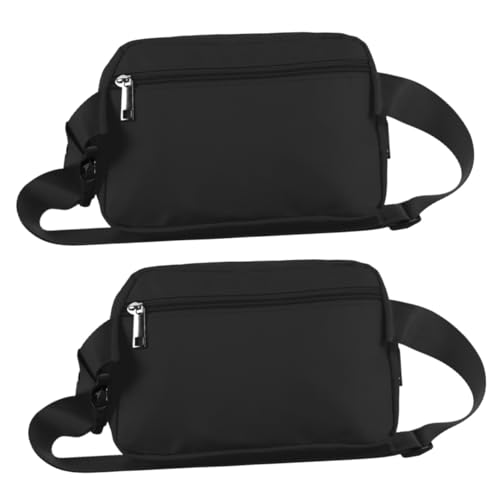 PAMINGONO 2Er Pack Diagonale Tasche Sling Gürteltasche Umhängetasche Brusttasche Hüfttasche Zum Laufen Herren Umhängetasche Partytasche Füllstoffe Für Taschen Für Herren von PAMINGONO