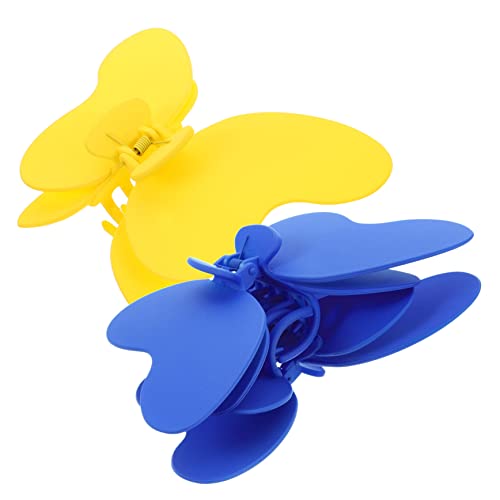 PAMINGONO 2stücke Schmetterlings-haarklammern Groß Haarspangen Schmetterling Für Frauen Mädchen Haarschmuck Party Hochzeit Alltag Accessoires von PAMINGONO