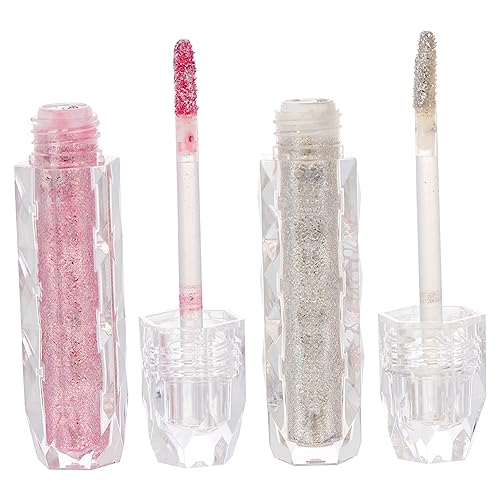 PAMINGONO 2Stücke Wasserfester Flüssiger Lidschatten Professioneller Natürlicher Lidschatten für Make Up Langanhaltend Kosmetik für Damen von PAMINGONO
