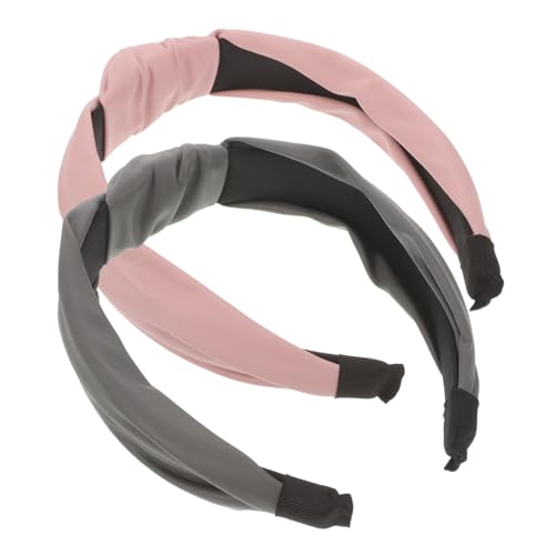 PAMINGONO Modische Geknotete Stirnbänder für Frauen Aus Pu-leder Lebendige Farben für Anlässe PAMINGONO Modische Geknotete Stirnbänder für Frauen Aus Pu-leder Lebendige Farben für Anlässe von PAMINGONO