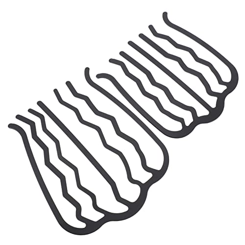 PAMINGONO 2er-pack Damen-haarkamm Seitlicher Haarkamm Haargabel Clip Metall Kopfschmuck Haarnadeln Zum Stylen PAMINGONO 2er-pack Damen-haarkamm Seitlicher Haarkamm Haargabel Clip Metall Kopfschmuck Haarnadeln Zum Stylen von PAMINGONO