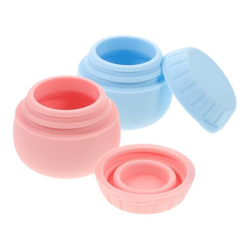 PAMINGONO 2er-pack Silikon-reisebehälter Für Toilettenartikel Kosmetikdosen Make-up- Organizer von PAMINGONO
