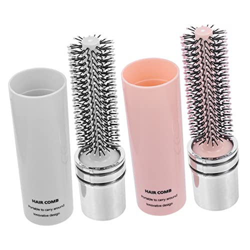 PAMINGONO 2er-pack – Statische Haarbürste Für Lockiges Haar Tragbare Rundbürste Für Frauen Und Männer Reisegröße Styling-roll-haarbürste PAMINGONO 2er-pack – Statische Haarbürste Für Lockiges Haar Tragbare Rundbürste Für Frauen Und Männer Reisegröße Styling-roll-haarbürste von PAMINGONO