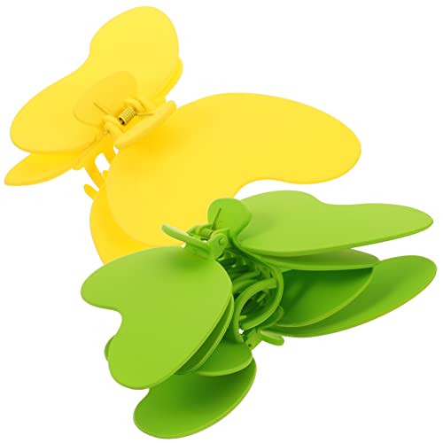 PAMINGONO 2stücke Große Schmetterlings-haarklammern Haarschmuck Für Frauen Und Mädchen Robuste Haarspangen Für Party Hochzeit Alltag Und Verschiedene Haarstile von PAMINGONO