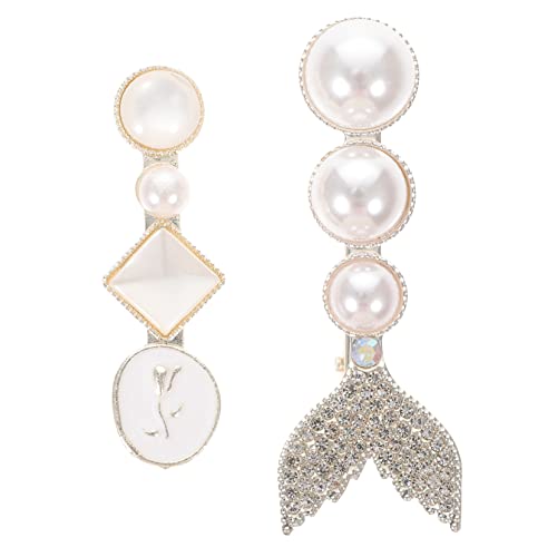 PAMINGONO 2stücke -haarspangen Für Damen Rutschfeste Duckbill Clips Haaraccessoires Für Hochzeiten Partys Und Besondere Anlässe von PAMINGONO