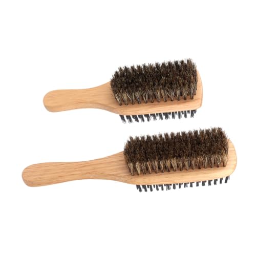 PAMINGONO 2stücke Doppelseitige Borstenhaarbürste Für Männer Vielseitige Haarbürste Zum Entwirren Und Stylen Von Bart Und Haar Geeignet Für Feines Und Dickes Haar Langlebig Und von PAMINGONO