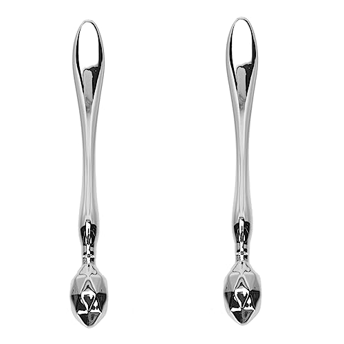 PAMINGONO 2stücke Für Augen Hautpflegeprodukt Augencremestab Massieren Stangen Gesicht Maske Löffel Augenermüdung Reduzieren Durchblutung Fördern Make-up Für Frauen Mädchen Tragbar Kompakt a von PAMINGONO