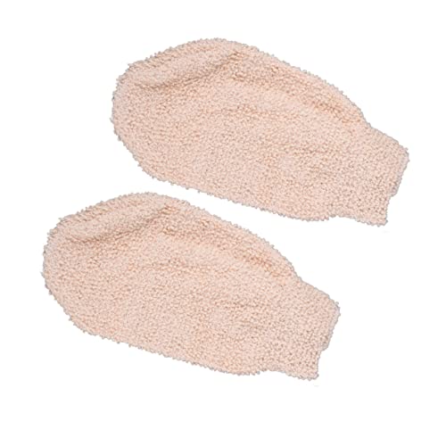PAMINGONO 2stücke Körpermassagehandschuhe Zum Peeling Badetuch-badehandschuhe Peelinghandschuhe Für Rücken Und Körper Wiederverwendbar Maschinenwäsche Geeignet Für Zuhause Und Drinnen von PAMINGONO