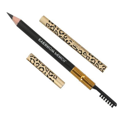 PAMINGONO 2stücke Augenbrauenstift Mit Pinsel Doppelköpfiges Design Langlebiger Augenbrauen-make-up-stift Für Professionellen Und Privaten Gebrauch Schwarz von PAMINGONO
