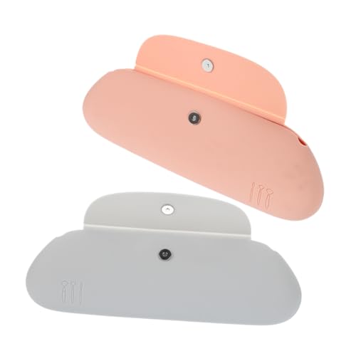 PAMINGONO 2stücke Make-up-pinselhalter Aus Silikon Reiseetui Für Make-up-Pinsel Aufbewahrungstasche Mit Magnetverschluss Organizer Für Kosmetikpinsel Für Reisen Und Geschäftsaufenthalte von PAMINGONO