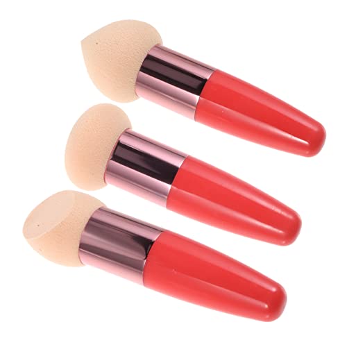 PAMINGONO 3 Stück Tragbare Make up Schwamm Stifte Multifunktionale Beauty Make up Werkzeuge Für Frauen Für Foundation Und Concealer Ergonomisches Design Kosmetik Zubehör Für Hause Und von PAMINGONO