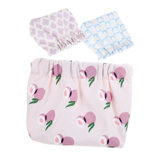 PAMINGONO Kosmetiktasche Damen 3 Teilige Kosmetik Aufbewahrungstasche Mini Make up Tasche Make up Taschen Kosmetiktaschen Kulturbeutel Geldbörse Organizer Beutel Für Kleingeld Mini Kosmetiktasche Für von PAMINGONO