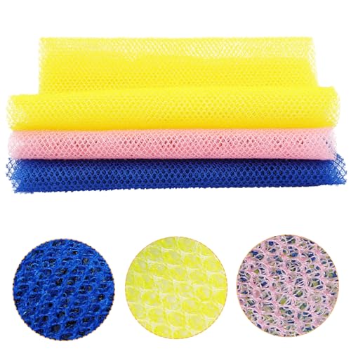 PAMINGONO 3stücke Rückenschrubber Peeling-handtücher Für Duschtuch Körperpeeling-tuch Wiederverwendbare Haut Reinigung Haut Handtuch Badewaschtücher Peeling-schrubber von PAMINGONO