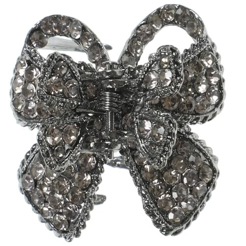 PAMINGONO 3stücke Haarspange Für Hohen Pferdeschwanz Mittelgroßer Haarklammer Mit Strass-dekoration Für Feines Haar Stilvolles Haaraccessoire Für Frauen Und Mädchen Für Alltag Und von PAMINGONO