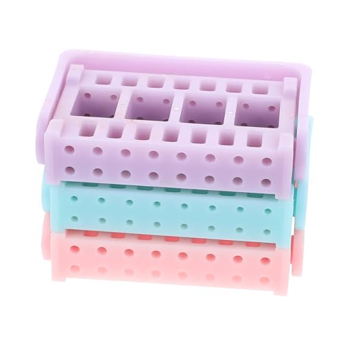 PAMINGONO 3St Schleifkopf Nagelbohrer halten Regal Halter für Nagelbits Nagelstück Nagelfeilen-Organizer Nagelfräser Nagelknipser Mehrloch-Schleifkopfablage PAMINGONO 3St Schleifkopf Nagelbohrer halten Regal Halter für Nagelbits Nagelstück Nagelfeilen-Organizer Nagelfräser Nagelknipser Mehrloch-Schleifkopfablage von PAMINGONO