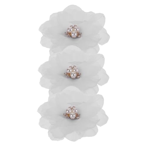 PAMINGONO 3stücke Blume Haar Clips Barrettes Haarnadel Clip Haar Zubehör Für Mädchen Teens Frauen Frisuren Dekorationen Für Glattes Lockiges Pferdeschwanz Flechthaar von PAMINGONO