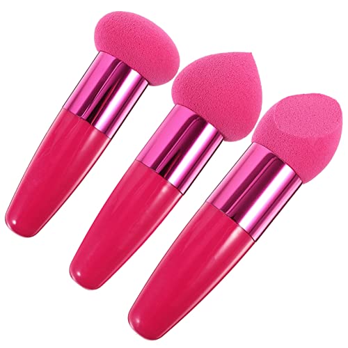 PAMINGONO 3stücke Teiliges Set Von Make-up-stiften Für Lose Puder Und Concealer Für Damen Und Schönheitssalons Kreative Köpfe Für Sanfte Anwendung Praktische Und Komfortable Verwendung von PAMINGONO