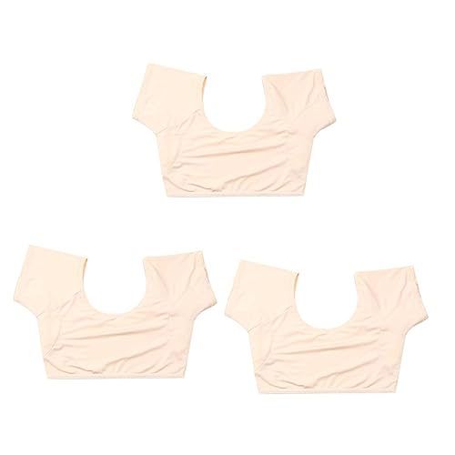 PAMINGONO 3st Schweißpads Unter Den Achseln Chaps-shirts Für änner Bhs Wachen Trainingsshirt Für Herren Damen Sommerblusen Damen Achselpads Kurzarmhemden Für Herren Elegant Frau Milchseide von PAMINGONO