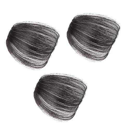 PAMINGONO 3stücke Falscher Air-haar Perücke Cosplay Falsche Haarteil Für Frauen Und Mädchen Mit Verstellbaren Clips Und Waschbar Für Partys Hochzeiten Und Andere Anlässe von PAMINGONO