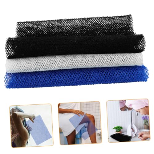 PAMINGONO 3stücke Rückenschrubber Mit Langen Riemen Für Dusche Körperschrubber Aus Nylonmaterial Peeling-handtuch Für Rückenpartien Hautfreundliches Reinigungstuch Schrubbtuch Für Bad Und von PAMINGONO