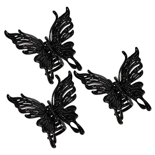 PAMINGONO 3stücke Schmetterlings-haarklammern Aus Groß Mit Clip Für Frauen Und Mädchen Zum Halten Langer Haare Bei Waschen Schminken Kochen Oder Baden von PAMINGONO