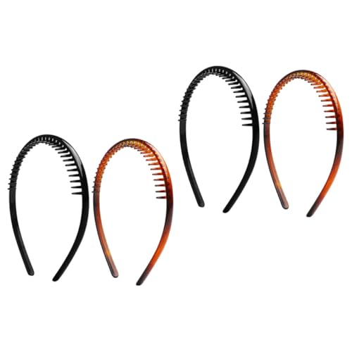 PAMINGONO 4stücke Haarreifen Für Gesichtsmasken Rutschfeste Stirnbänder Zum Waschen Des Gesichts Für Zähne Geeignet Für Männer Und Frauen Flexibel Und Bequem Für Sport Frisieren Und Alltag von PAMINGONO