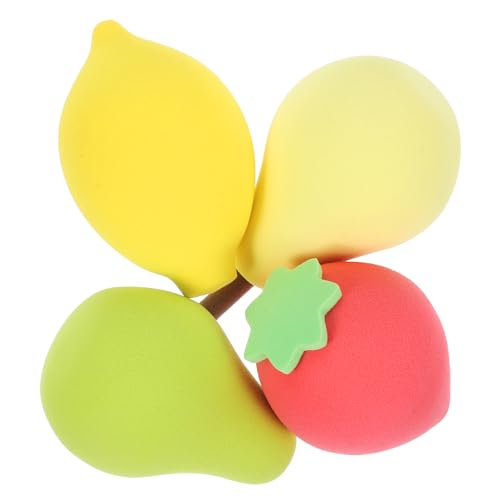 PAMINGONO 4stücke Puderquasten Tragbare Kosmetik Puderquasten Kleine Make-up Schwämme Damen Make-up Tools Für Foundation Und Concealer von PAMINGONO