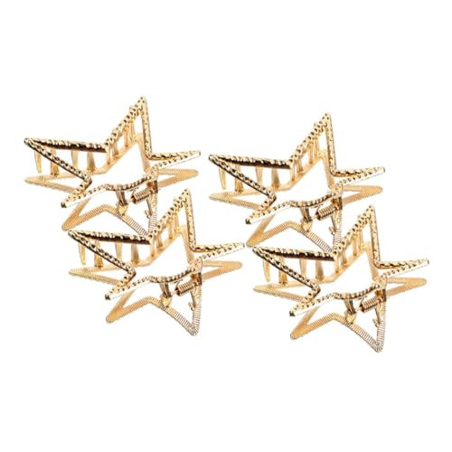 PAMINGONO 4stücke Kleine Haarklammern Metall Dekorative Haarklammern Sternform Für Damen Für Dickes Und Strapazierfähig Und Für Besondere Anlässe von PAMINGONO