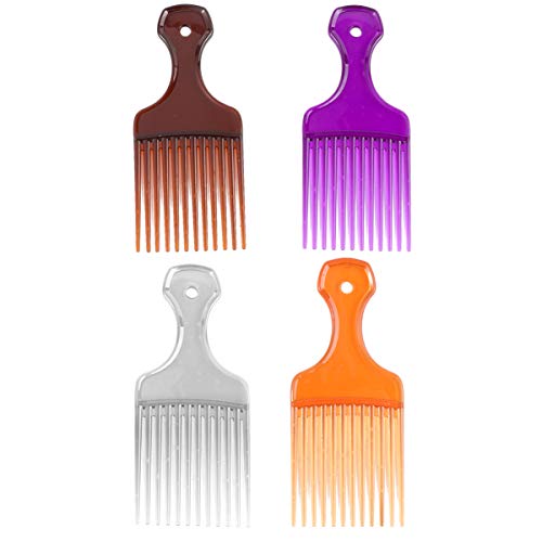 PAMINGONO 4-teiliges Haarspray-bürstenset Mit Feinen Zähnen Für Männer Styling-kamm-set Massage-mann Friseurzubehör Bunte Haarkämme Für Jungen Zufällige Farbe von PAMINGONO