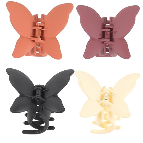 PAMINGONO 4stücke Schmetterlinge Haarklammer Haarschmuck Für Mädchen Haarspange Haarklammern Mit Schmetterlingen Für Rückseite Haarklammern Für Frauen Und Mädchen von PAMINGONO