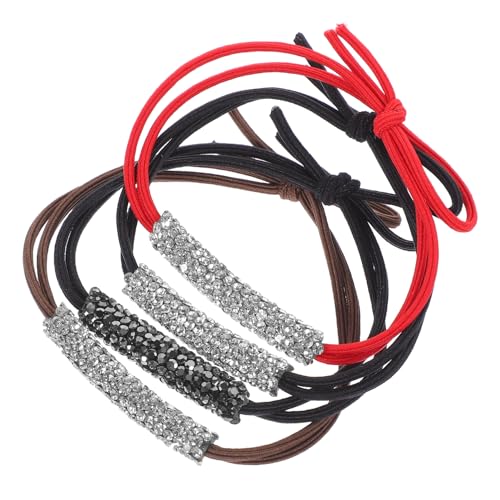 PAMINGONO 4stücke Teiliges Wasser- -haarbänder Für Elastische Haargummis Für Pferdeschwanz Für Sport Und Haaraccessoire Für Mädchen Und Damen von PAMINGONO