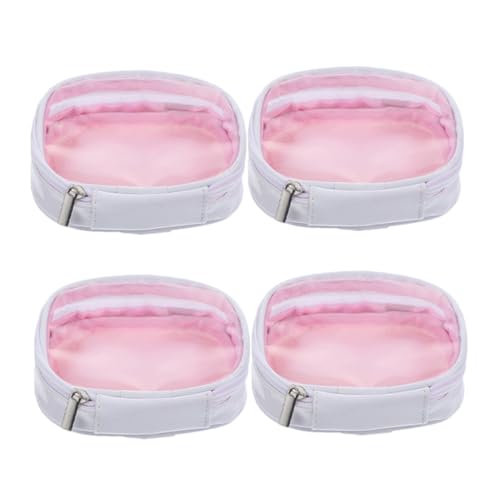 PAMINGONO 4stücke Kosmetiktaschen Für Frauen Transparente Kulturbeutel Mit Reißverschluss Leicht Und Tragbar Für Reisen Vielseitige Make-up Organizer Für Toilettenartikel Und Kosmetik von PAMINGONO
