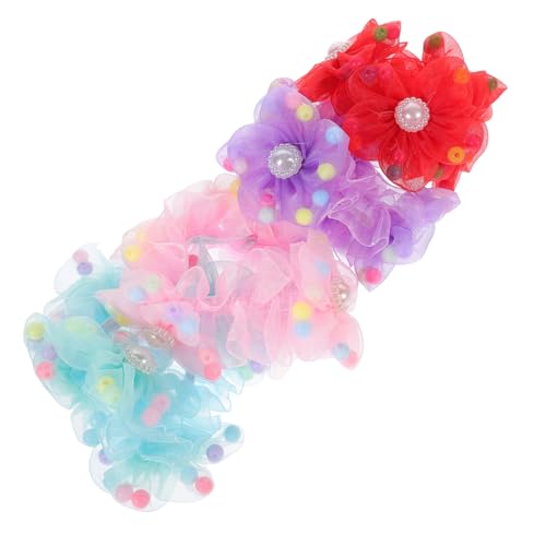 PAMINGONO 4stücke Haarnetz Für Frauen Haar Zubehör Haarnetze Pferdeschwanz Halter Für Mädchen Dutt Abdeckung Für Frauen Haare Netz von PAMINGONO