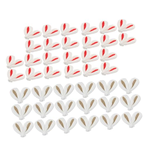 PAMINGONO 40 Stück Hasenohren-stirnband Haarspange Osterdeko Charms Für Haarschmuck Für Damen Und Mädchen von PAMINGONO