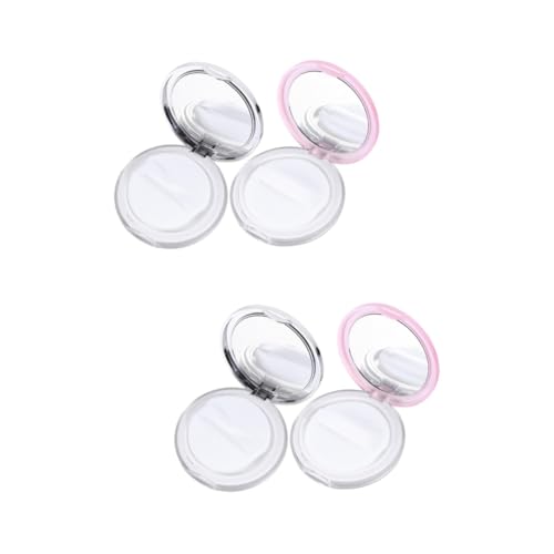 PAMINGONO 4sätze Powder Puff Aufbewahrungsbehälter Mit Puderquaste Leere Box Für Lose Puder Tragbar Für Frauen-make-up Zubehör von PAMINGONO