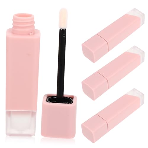 PAMINGONO 4stücke Lippenbalsam Flaschen Wiederverwendbare Transparente Lipgloss-röhrchen Für Frauen Leere Nachfüllbare Behälter Für Lippenpflege Und Make-up Zubehör Kompakt Und Leicht von PAMINGONO