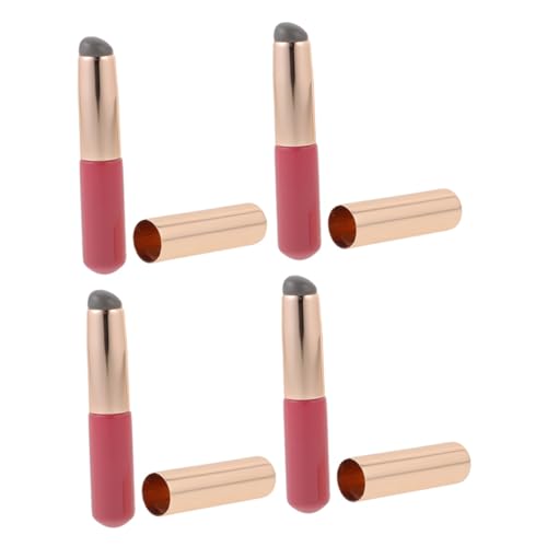 PAMINGONO 4stücke Lippenpinsel Aus Silikon Für Lippenstift Und Concealer Tragbar Make-up-tool Für Frauen Für Lippenprodukte von PAMINGONO