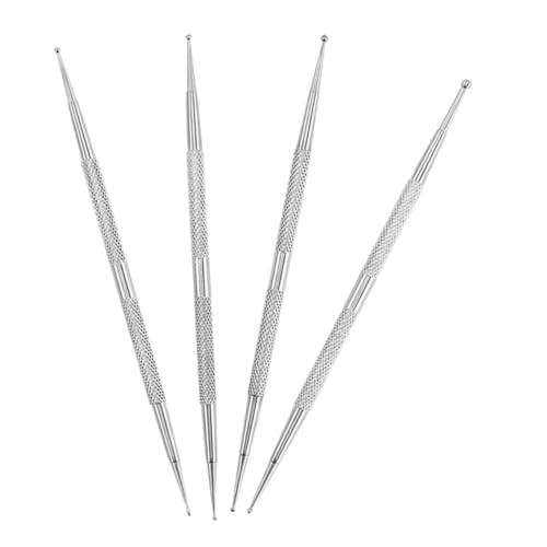 PAMINGONO 4stücke Punktierwerkzeug Für Nailart Punktierstifte Für Damen Maniküre Strass-picker Ersatz-nagelstift Zum Auftragen Von Strasssteinen von PAMINGONO