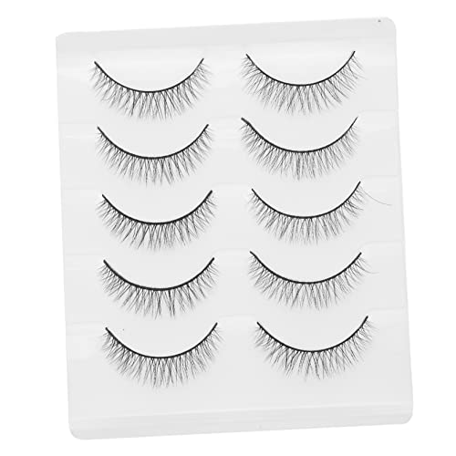 PAMINGONO Charmantes Wimpernset - 5 Paar Natürliche Künstliche Wimpern Realistischer Look Für Damen von PAMINGONO
