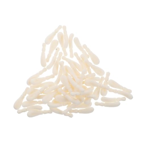 PAMINGONO 50stücke Lippenpinsel Ersatzköpfe Flockkopf Lippenbürsten Für Gleichmäßiges Auftragen Von Lippenstift Und Lipgloss Makeup Zubehör Für Frauen Für Täglichen Gebrauch Und von PAMINGONO