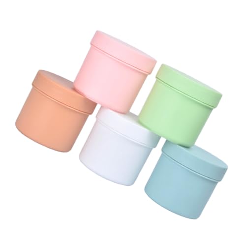 PAMINGONO 5er Boxen Kosmetische Flasche Lippenstift-organizer Cremedose Deckel Behälter Für Schlammmasken Make-up-taschen-organizer Reiniger Kosmetische Cremeflasche Wimperntusche Plastik von PAMINGONO