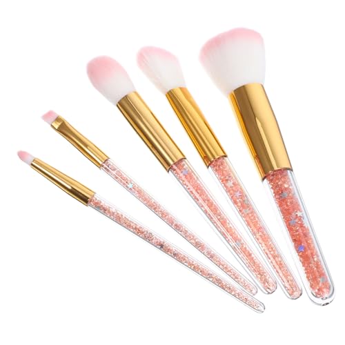 PAMINGONO 5stücke Pinselset Mit Kosmetikpinseln Für Flüssige Foundation Puder Und Augenbrauen Professionelle Make-up-pinsel Für Damen von PAMINGONO