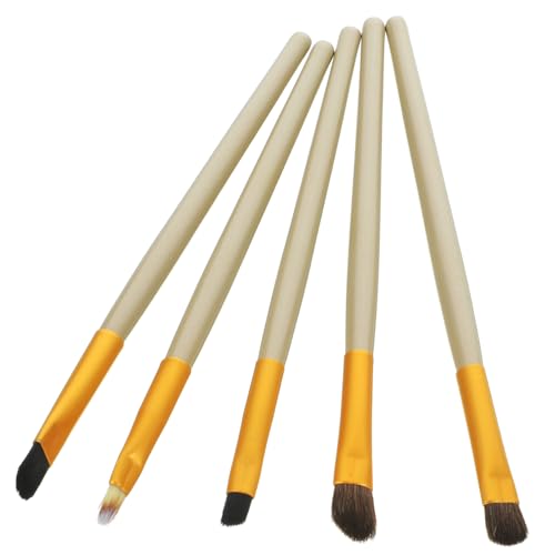 PAMINGONO 5stücke Teiliges Augen-make-up Pinselset Mit Natürlichen Nylonborsten Für Gleichmäßigen Lidschatten Für Anfänger Und Profis Inklusive Vielseitiger Augenbrauen Und von PAMINGONO