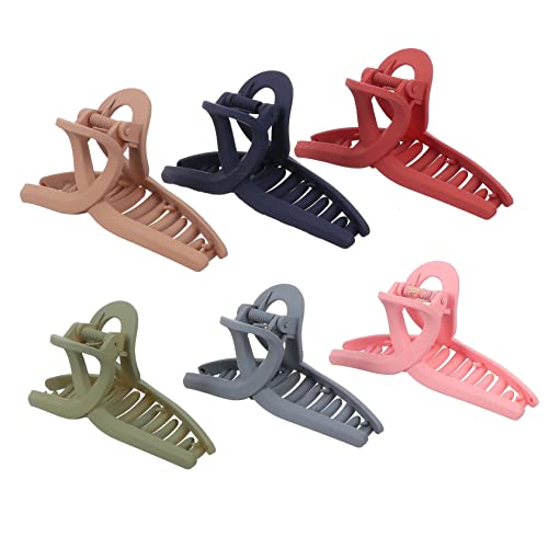 PAMINGONO 6stücke Große Haarklammer Für Frauen Haar Clips Aus Hochwertigem Material Geeignet Für Dickes Und Dünnes Haar Zum Fixieren Beim Baden Oder Schminken Für Reisen Und Verschiedene Anl von PAMINGONO