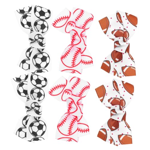 PAMINGONO 6stücke Teiliges Haarschleifen Für Mädchen Sport- Haarklammern Süße Haaraccessoires Für Partys Und Besondere Anlässe von PAMINGONO