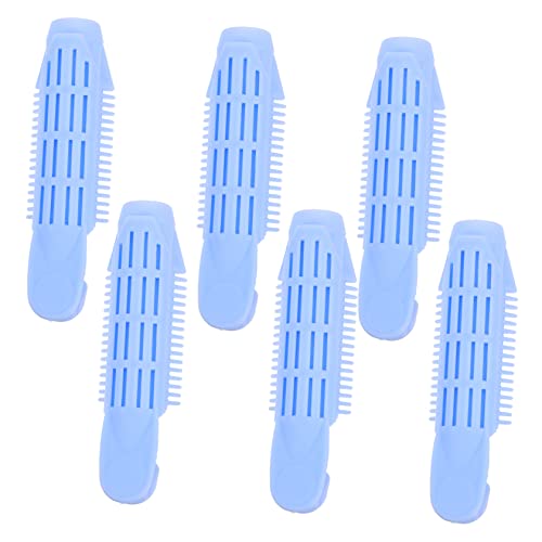 PAMINGONO 6 Stück Lockenwickler Für – Haarstyling-lockenwickler Aus Abs-material Mit Ansatzclips Für Dickeres Haar Lockenwickler Für Frauen von PAMINGONO