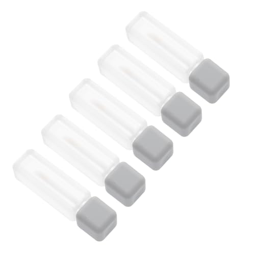 PAMINGONO 6ml Leere Lip Gloss Tuben Graue Mattierte Lippenfarbe Flaschen Für DIY Lippenstift Ideal Für Reisen Und Kosmetikbedarf von PAMINGONO