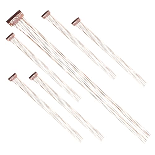 PAMINGONO 6stücke Teiliges Haar Tinsel Glitzernde Haarverlängerungen Für Mädchen Und Frauen Für Besondere Anlässe Und Täglichen Gebrauch Einfache Anwendung Anpassbare Hautfreundlich von PAMINGONO